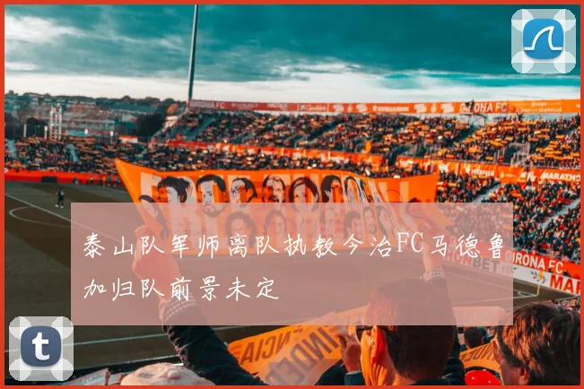 泰山队军师离队执教今治FC马德鲁加归队前景未定